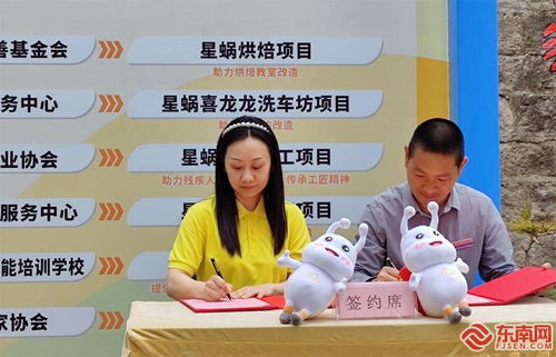 福建省13家社會組織牽手 星蝸 愛心公益項目