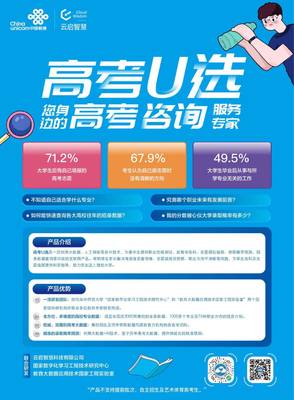 菏澤聯通“高考U選”:高考服務咨詢專家 讓您志愿填報不再愁
